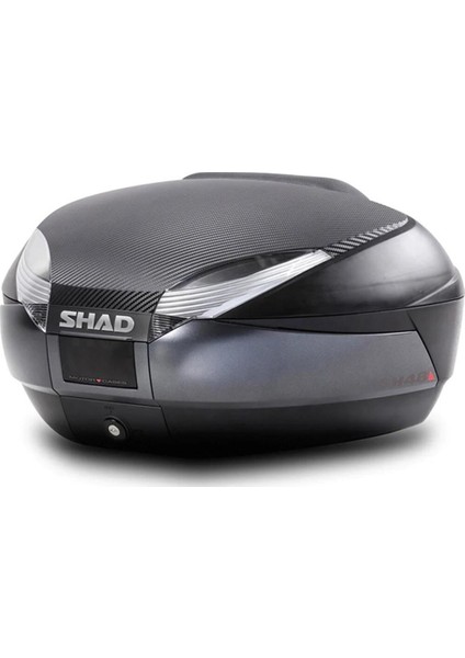 Shad SH48 Siyah+Carbon Canta+Sırtlık 48 Litre D0B48306R Siyah