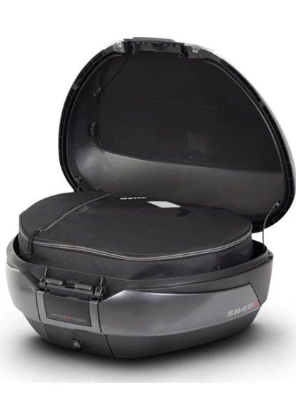 Shad SH48 Siyah+Carbon Canta+Sırtlık 48 Litre D0B48306R Siyah