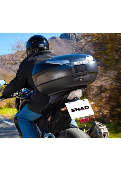 Shad SH48 Siyah+Carbon Canta+Sırtlık 48 Litre D0B48306R Siyah