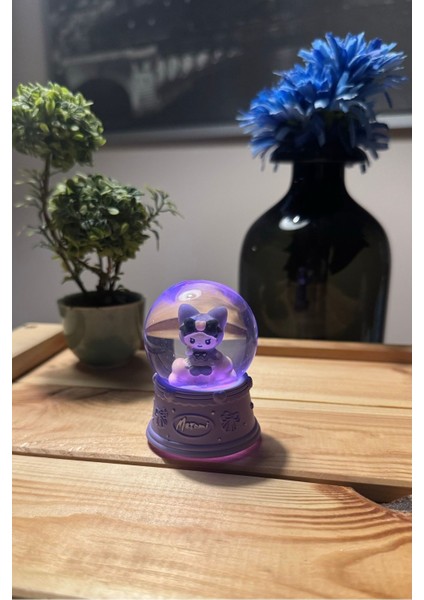 Işıklı 7cm Panda Kar Küresi, Pembe, Dekoratif Hediye fiyatları