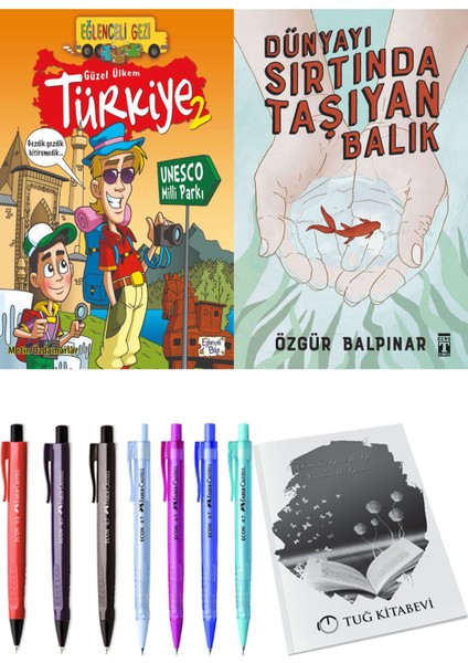Dünyayı Sırtında Taşıyan Balık ve Güzel Ülkem Türkiye 2 2'li Set - Kalem