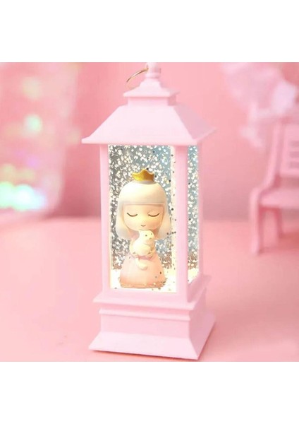 Kedili Kız Işıklı Sim Kar Küresi Arkadaşa