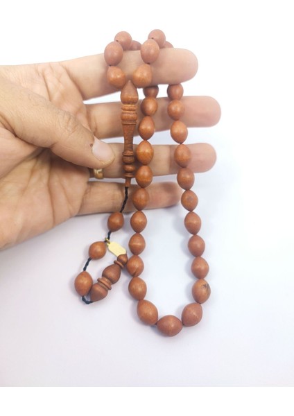 Mustafa Uysal Usta Eseri Iri Boy Kuru Torna El Işi Şimşir Ağacı Tesbih Sertifikalı 6456 indirimleri