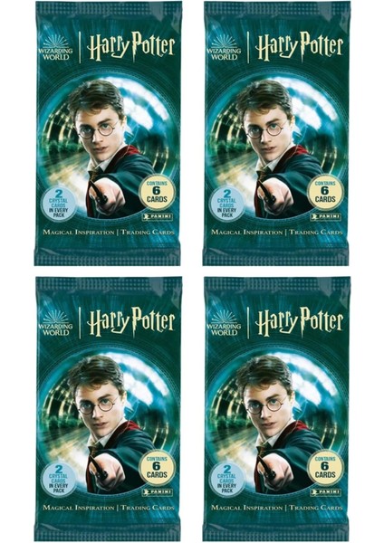 Harry Potter Magical Inspiration Trading Cards 4 Paket(24 Kart)