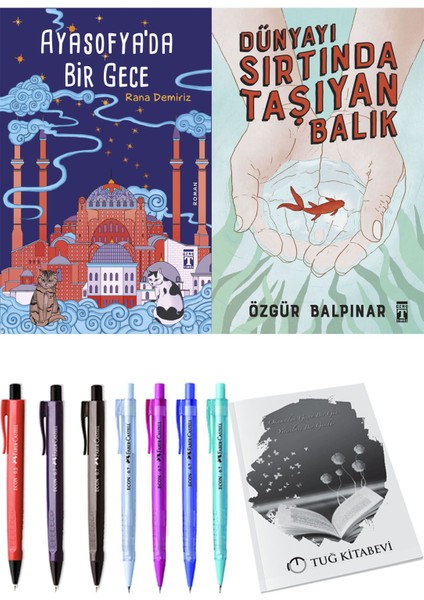 Dünyayı Sırtında Taşıyan Balık ve Ayasofya'da Bir Gece 2'li Set - Kalem