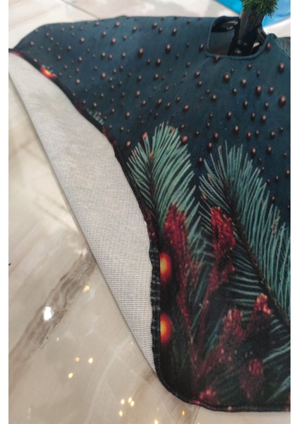 Antrasit Yılbaşı Çam Ağacı Altı Örtüsü 68X68CM AO18 indirimleri