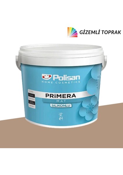 Primera Silikonlu Mat Gizimli Gri 12 lt