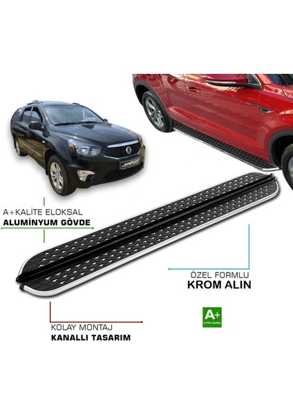 Ssangyong Korando Sports 2011 2012 2013 2014 2015 2016 2017 2018 Yan Basamak
