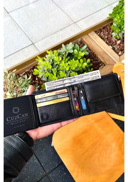 Joseph Siyah Kişiye Özel Isim Baskılı Deri Erkek Cüzdan ( Bozuk Para Bölmeli) fırsatları