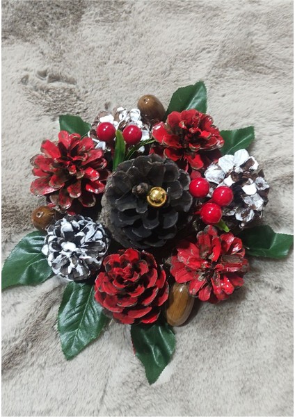 Kozalak Yılbaşı Süsü Masa Süsü Ev Hediyesi fiyatları