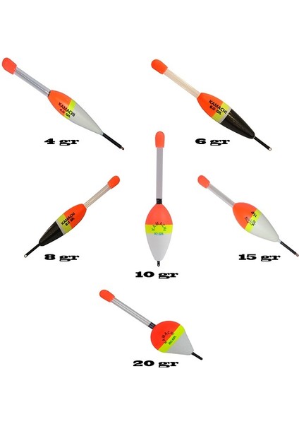 Şamandra Strafor Tüplü Uzun 8 gr