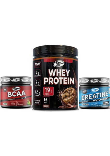 Whey Protein 400G Kurabiye/bcaa 300G/CREATINE 120G