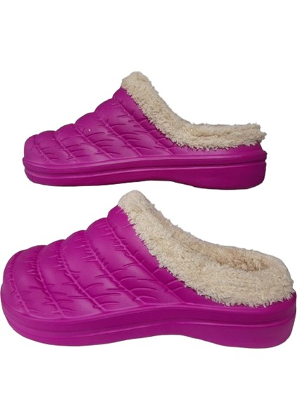 Içi Kürklü Pembe Ortopedik Şık Ev Terliği fiyatları