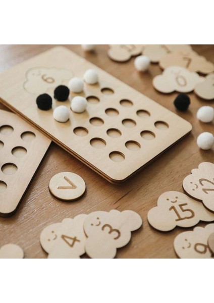 Montessori Ahşap Eğitici Sayı Tahtası, Öğrenme, Sayma, Matematik modelleri