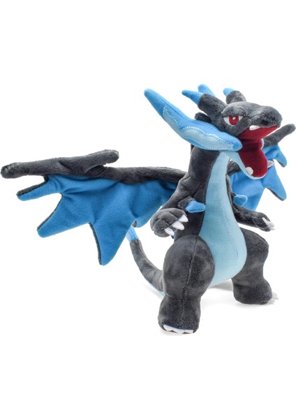 Pokemon Mega Charizard x Ayarlanabilir Kanatlı Ithal Peluş Oyuncak 22 x 36 cm