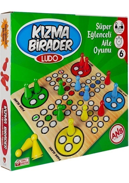 Ahşap Kızma Birader Ludo