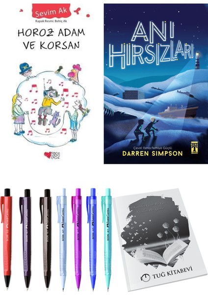 Anı Hırsızları ve Horoz Adam ve Korsan 2'li Set - Kalem