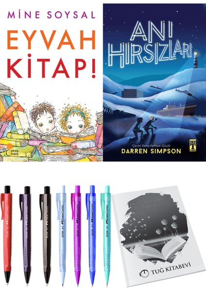 Anı Hırsızları ve Eyvah Kitap! 2'li Set - Kalem