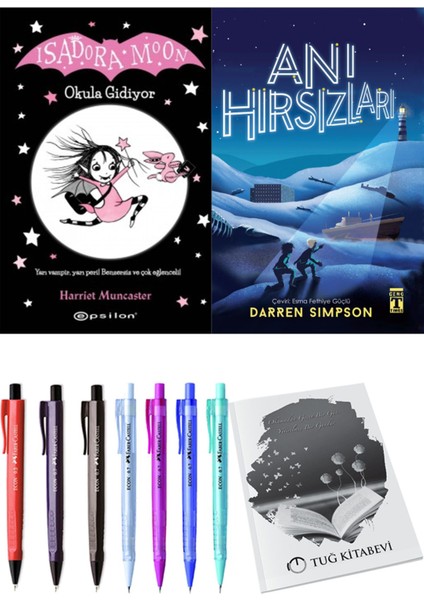 Anı Hırsızları ve Isadora Moon 1 Okula Gidiyor 2'li Set - Kalem