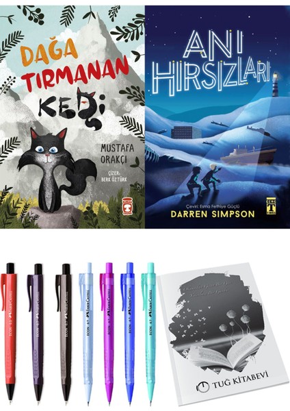 Anı Hırsızları ve Dağa Tırmanan Kedi 2'li Set - Kalem
