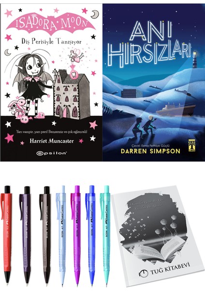 Anı Hırsızları ve Isadora Moon 13 Diş Perisiyle Tanışıyor 2'li Set - Kalem