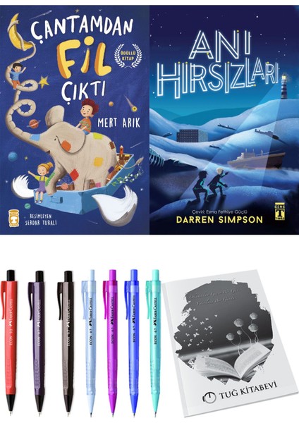 Anı Hırsızları ve Çantamdan Fil Çıktı 2'li Set - Kalem