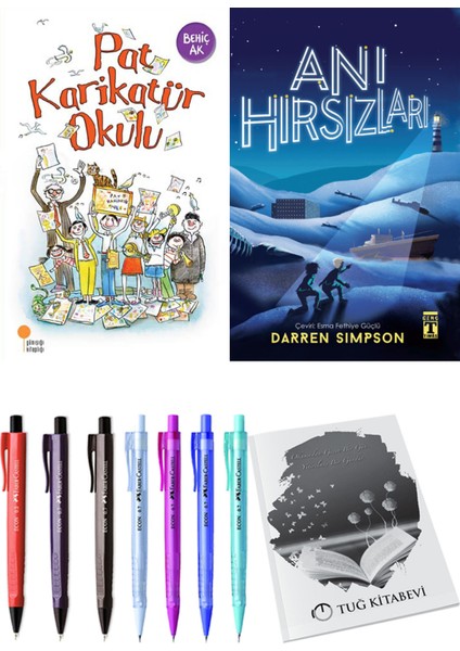 Anı Hırsızları ve Pat Karikatür Okulu 2'li Set - Kalem