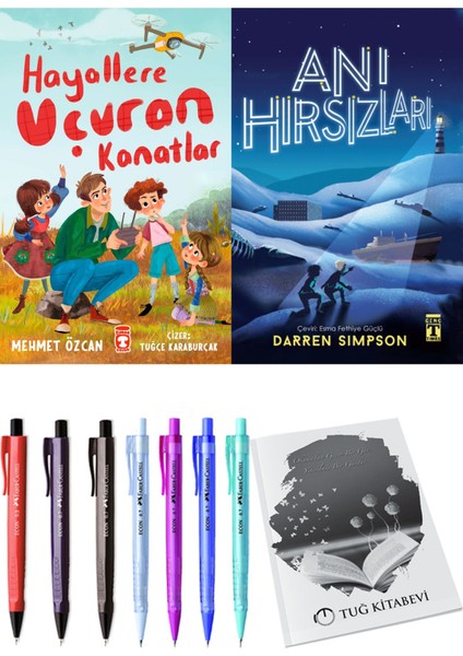 Anı Hırsızları ve Hayallere Uçuran Kanatlar 2'li Set - Kalem