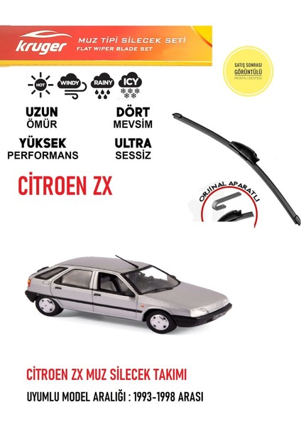 Citroen Zx Ön Muz 1997 Model Silecek Araca Özel Aparat