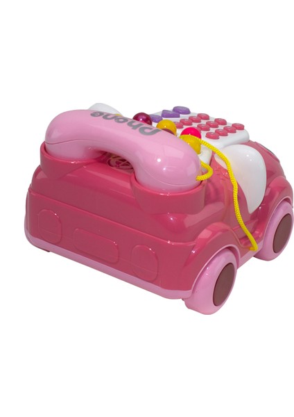 Sevimli Telefon Işıklı Sesli Klasik Telefon Pembe modelleri