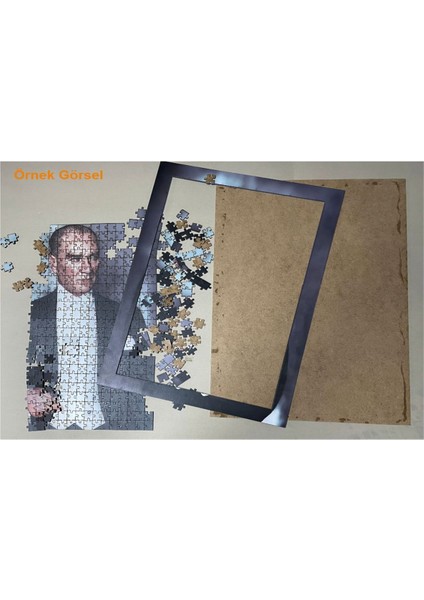 Sihirli Ormanın Gizemi Dekoratif Çift Katlı Çerçeveli Asılabilir Ahşap Puzzle 1000 Parça 70X50