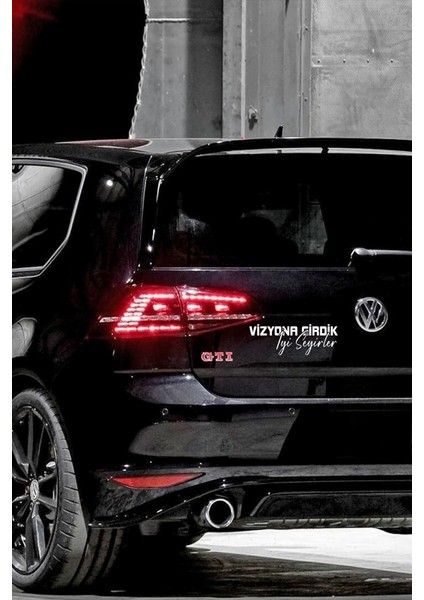 Sticker Master Vizyona Girdik Iyi Seyirler Motorsiklet,kask,laptop,motor ve Oto Araç Sticker 20 x 7 cm Beyaz modelleri