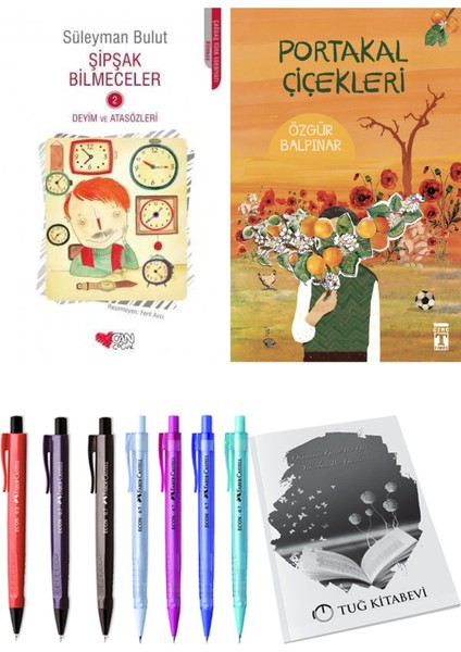 Portakal Çiçekleri ve Şipşak Bilmeceler 2 2'li Set - Kalem