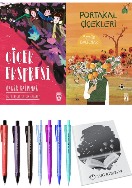 Portakal Çiçekleri ve Çiçek Ekspresi 2'li Set - Kalem