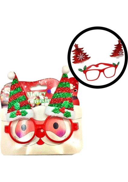 Yılbaşı Eğlenceli Süslü Gözlük Süs Gözlüğü