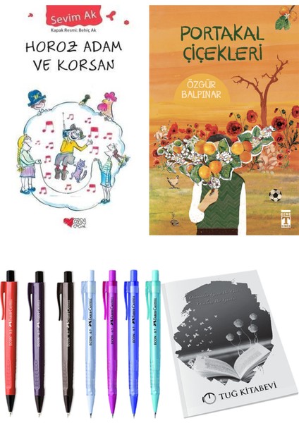Portakal Çiçekleri ve Horoz Adam ve Korsan 2'li Set - Kalem