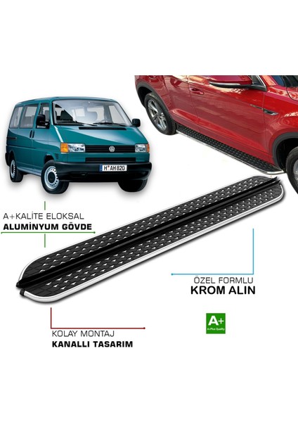 Volkswagen T4 Transporter Kısa Şase 1995 2003 Yılları Arası Yan Basamak
