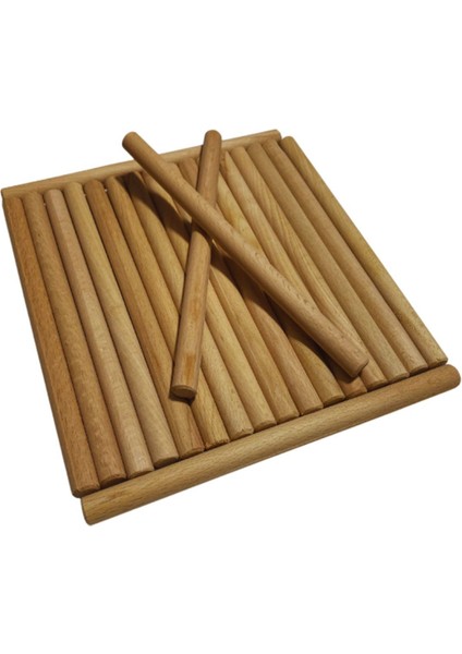 Ahşap Ritim Çubuğu 20 Çift 25 cm (40 Adet)