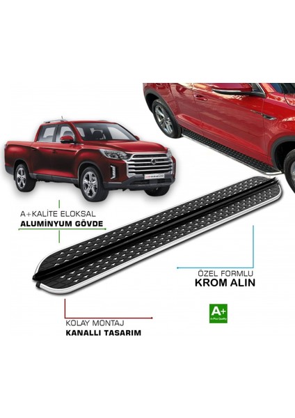 Ssangyong Musso 2018 2019 2020 2021 2022 2023 2024 2025 Yan Basamak