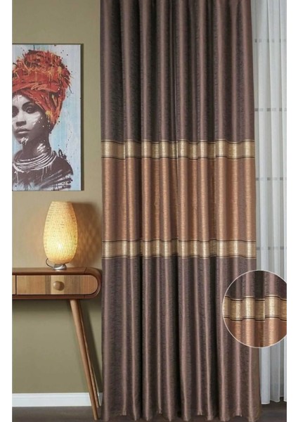 Polyester Fon Perde D-B529 Özel Kaliteli Model