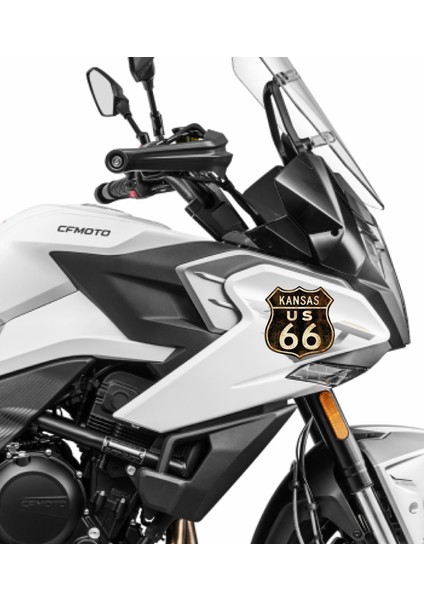Kansas Route 66 Sticker Araba Oto Motosiklet Sticker 00386 indirimleri