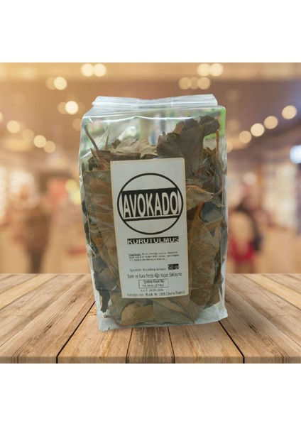 Doğal Kurutulmuş Avokado Yaprağı 50 gr
