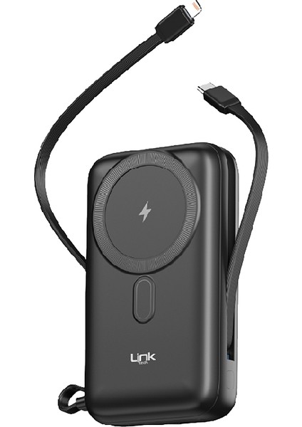 Linktech WP28 Premium 20000 Mah 15W Kablosuz Şarj Powerbank