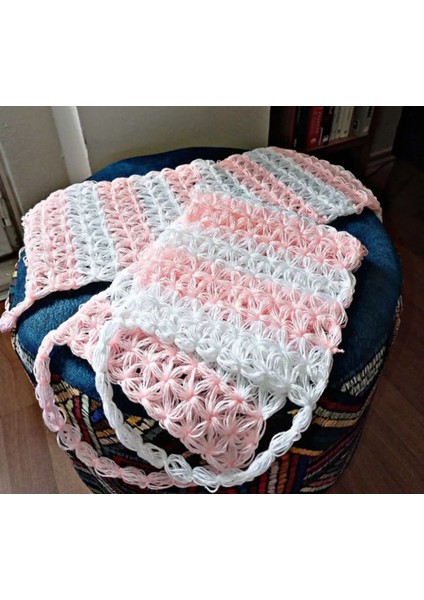 El Yapımı Örgü Doğal Lif Pembe fırsatları