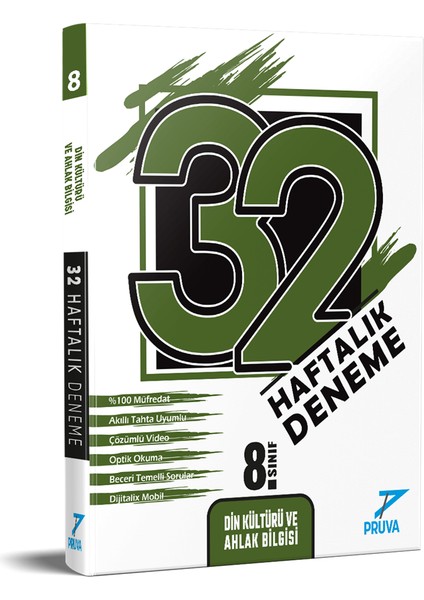 8. Sınıf 32 Haftalık Deneme Seti Türkçe – T.C. İnkılap Tarihi ve Atatürkçülük - İngilizce - Din Kültürü ve Ahlak Bilgisi indirimleri