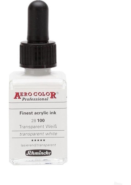 Aero Color Akrilik Mürekkep 28 Ml. 100 Transparent White