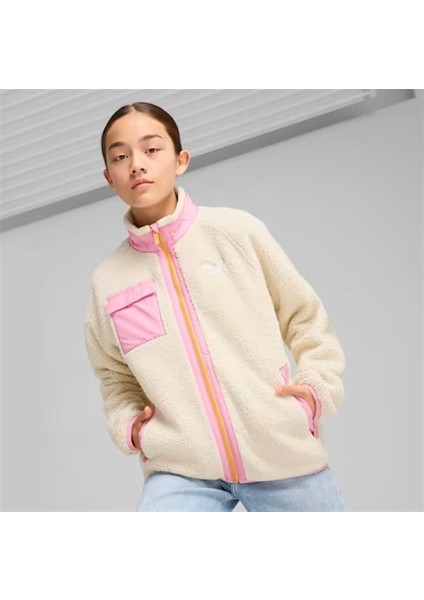 Hybrid Sherpa Beyaz/pembe Çocuk Mont - 626504 87
