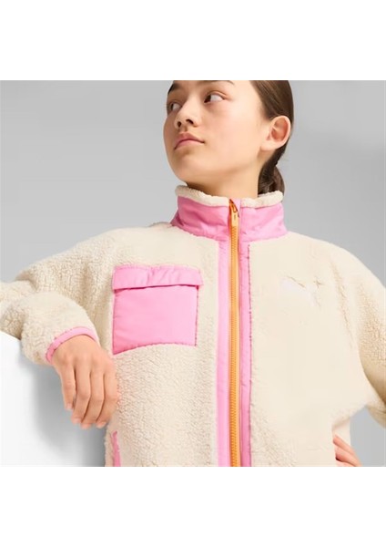 Hybrid Sherpa Beyaz/pembe Çocuk Mont - 626504 87
