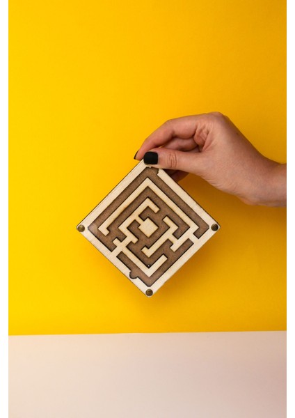 Doğal Ahşap Labirent Oyunu, Zeka ve Denge Geliştirici, 2+ Yaş İçin Eğlenceli Eğitim Seti fırsatları