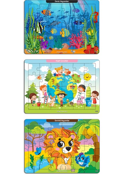 Renkli Ahşap 24 Parça Puzzle Seti, Eğitici ve Öğretici Çocuk Aktivitesi fiyatları
